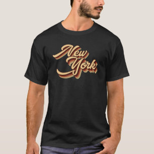 Retro Sunset New York State  For Mens Womens Kids T-Shirt