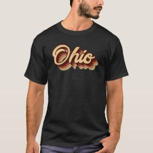 Retro Sunset Ohio State  For Mens Womens Kids T-Shirt
