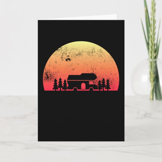 Retro Sunset RV - Motorhome Owner Gift Card (Front)