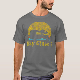 Retro Sunset RV Stay Class C Camping Camper Gift  T-Shirt
