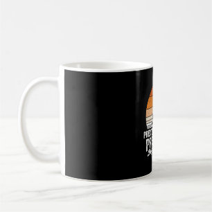 Retro sunset sailboat funny boating sailing coffee mug
