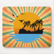 Retro sunset Sky on Fire