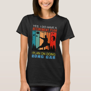 Retro Sunset Slogan Retirement I Plan On Doing Hu T-Shirt