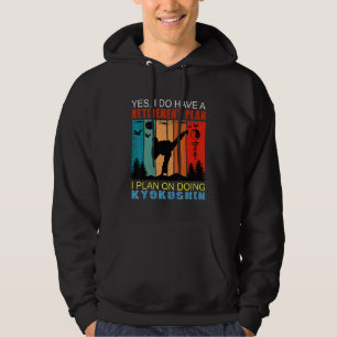 Retro Sunset Slogan Retirement  I Plan On Doing Ky Hoodie