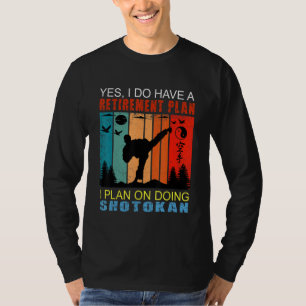 Retro Sunset Slogan Retirement I Plan On Doing Sh T-Shirt