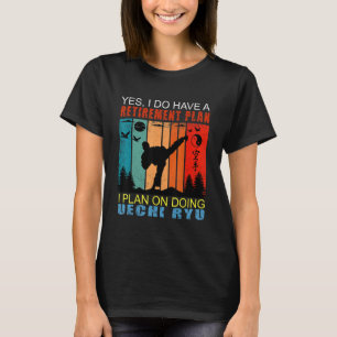 Retro Sunset Slogan Retirement I Plan On Doing Ue T-Shirt