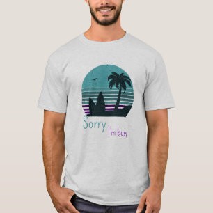 Retro Sunset - Sorry, I'm busy T-Shirt