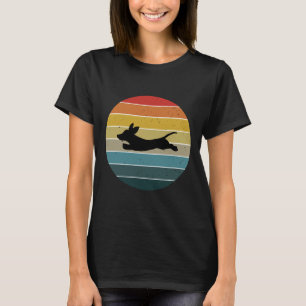Retro Sunset Style Dachshund Vintage Lover Dachshu T-Shirt