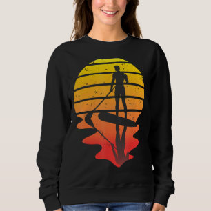 Retro Sunset SUP Stand Up Paddle Sweatshirt
