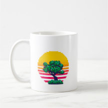  Retro Sunset Tree Adventure