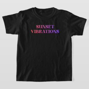 Retro Sunset Vibrations  T-Shirt