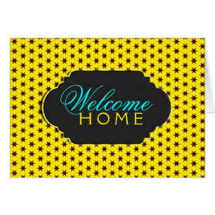 Retro Super Stars Welcome Home Custom Card