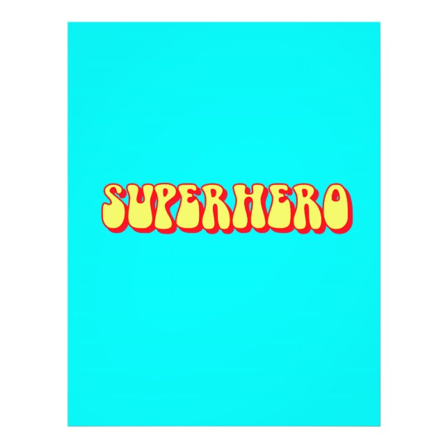 Retro Superhero Photo Print (Front)