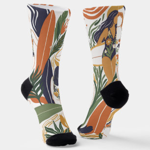 Retro Surf Club Socks