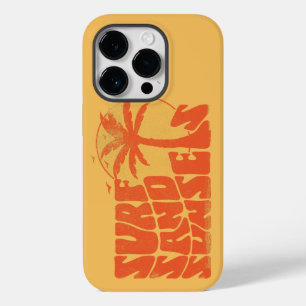Retro Surf Sand Sunsets Palm Tree Beach Vibes Case-Mate iPhone 14 Pro Case