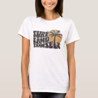 Retro Surf Sand Sunsets Palm Tree Beach Vibes