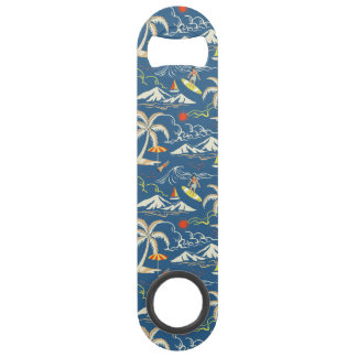 Retro Surf Tropical Pattern