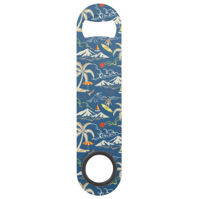 Retro Surf Tropical Pattern (Front)