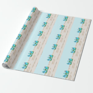 Retro Surfboards Wrapping Paper
