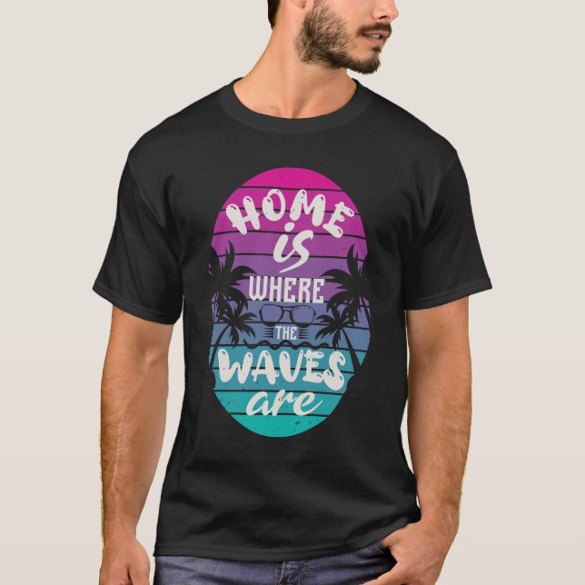 Retro Surfer Gift T-Shirt (Front)