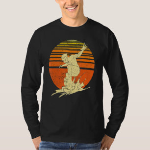 Retro Surfer Surfboard Water Sport Waves Surfing 1 T-Shirt