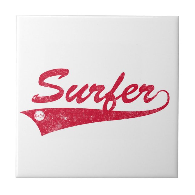 Retro Surfer Tile (Front)