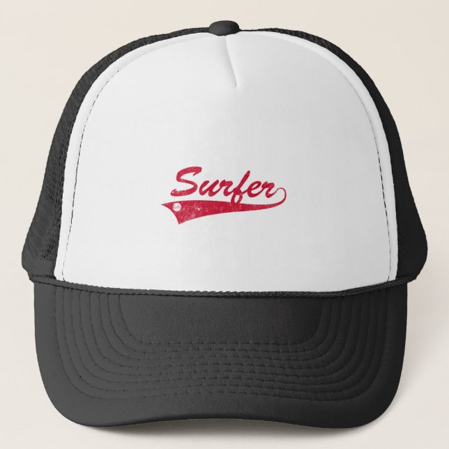 Retro Surfer Trucker Hat (Front)