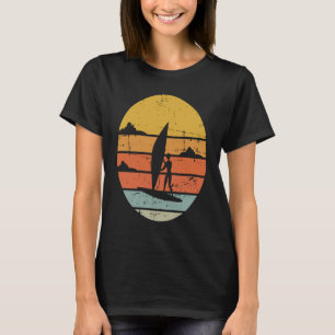 Retro Surfer Vintage Surfer Kitesurfing Windsurfi T-Shirt