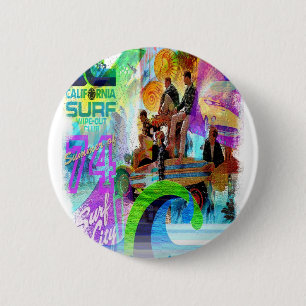 Retro Surfing Badge