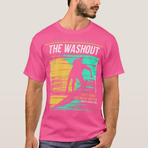 Retro Surfing The Washout Folly Beach South olina T-Shirt
