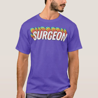 Retro Surgeon Text T-Shirt