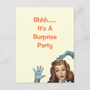 Retro Surprise Party For Any Occasion Invitations