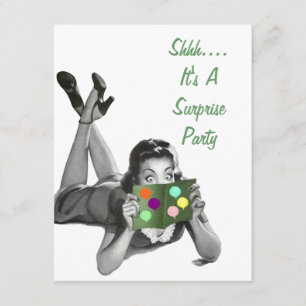 Retro Surprise Party For Any Occasion Invitations