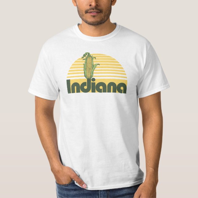 Retro Sweet Home Indiana T-Shirt (Front)