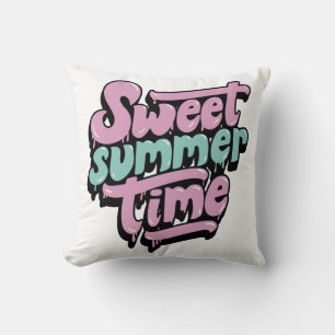 Retro Sweet Summer Time Cushion