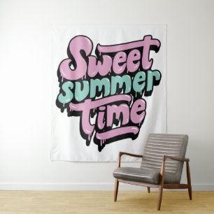 Retro Sweet Summer Time Tapestry