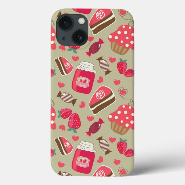 Retro Sweets Case-Mate iPhone Case (Back)