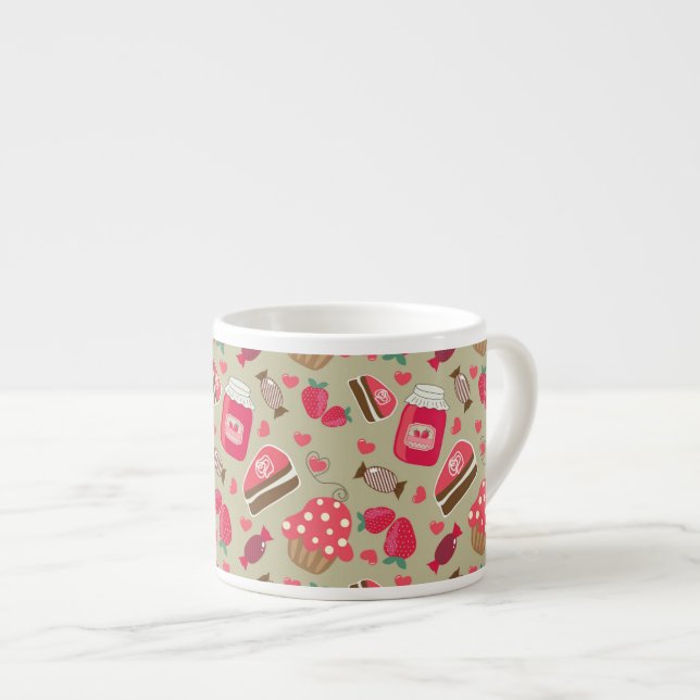 Retro Sweets Espresso Cup (Front Right)
