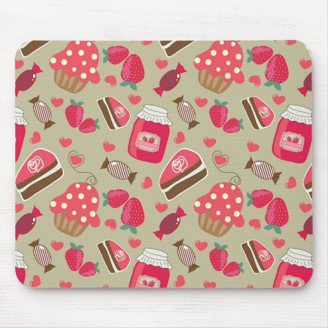 Retro Sweets Mouse Mat (Front)