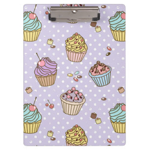 Retro Sweets Pattern Clipboard