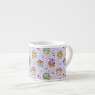 Retro Sweets Pattern Espresso Cup