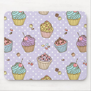 Retro Sweets Pattern Mouse Mat