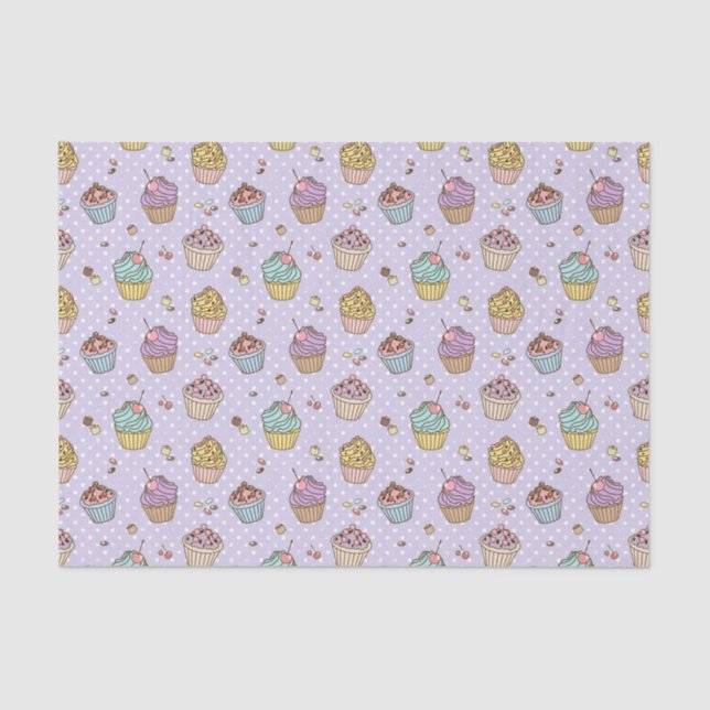 Retro Sweets Pattern Tissue Paper (Front)