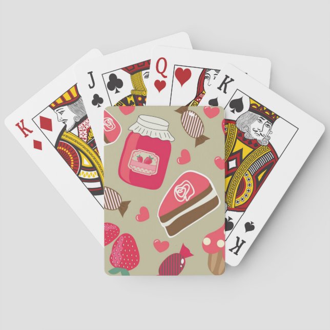Retro Sweets Playing Cards (Back)