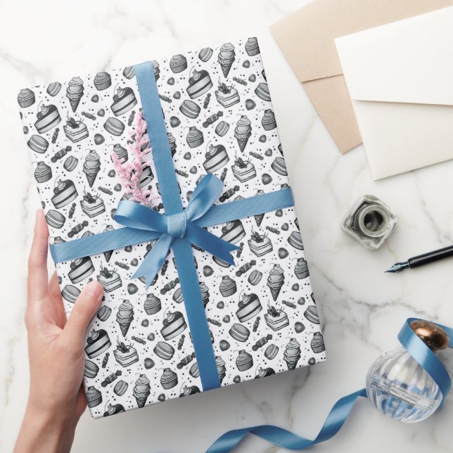 Retro Sweets- Vintage Wrapping Paper (Gifting)