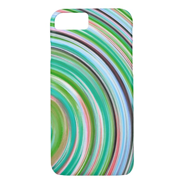 Retro Swirl Abstract Art Case-Mate iPhone Case (Back)