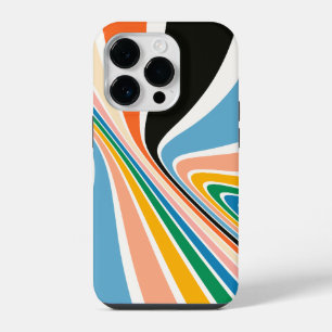 Retro Swirl Abstract Art iPhone / iPad case