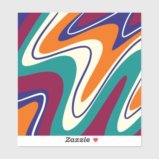 Retro Swirls - Classic 70s Style (Sheet)