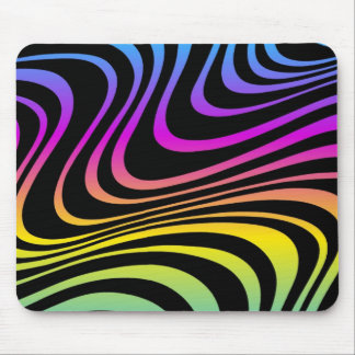 Retro Swirls Mousepad 1