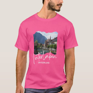 Retro Switzerland Interlaken Souvenir Interlaken T-Shirt